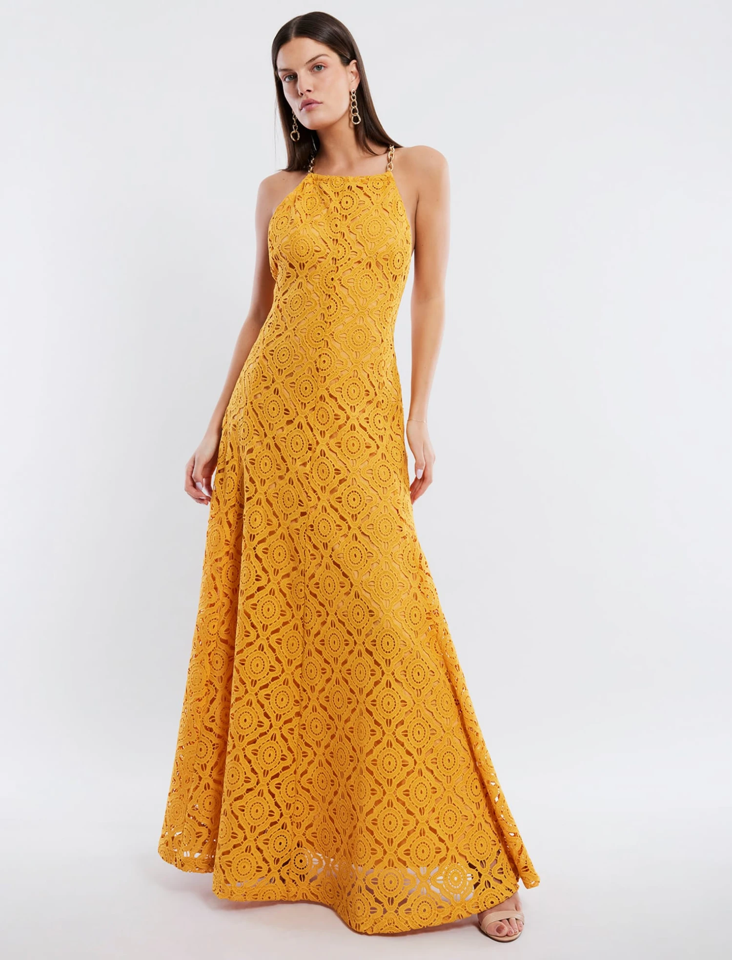 BCBGMAXAZRIA Miel Halter Dress 3 BCBGMAXAZRIA Miel Halter Dress