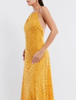 BCBGMAXAZRIA Miel Halter Dress 12 BCBGMAXAZRIA Miel Halter Dress -Daily Wear Shop 1.30 D ADU60350 712 3