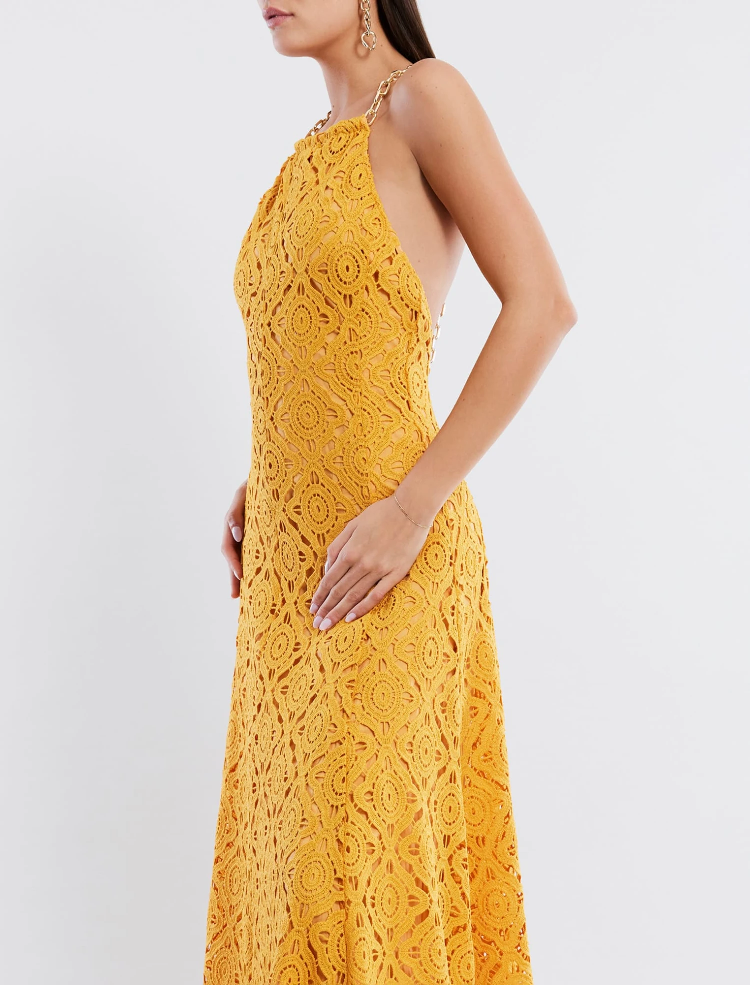 BCBGMAXAZRIA Miel Halter Dress 5 BCBGMAXAZRIA Miel Halter Dress - Image 3