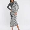 BCBGMAXAZRIA Risette Long Sleeve Dress -Daily Wear Shop 1.30 D AEC60363 007 1