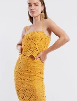 BCBGMAXAZRIA Maelle Crop Top -Daily Wear Shop 1.30 T ADU10351 712 3