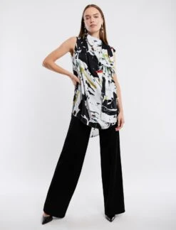 BCBGMAXAZRIA Ambre Draped Top -Daily Wear Shop 1.30 T ADZ10358 113 2