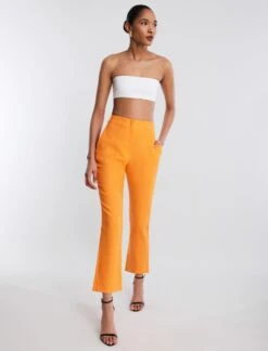 BCBGMAXAZRIA Amelie Linen Pant -Daily Wear Shop 2.28 B 23SRP106LI03 OC 3