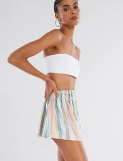 BCBGMAXAZRIA Penny Metallic High-Waisted Short -Daily Wear Shop 2.28 B AEF70392 961 3