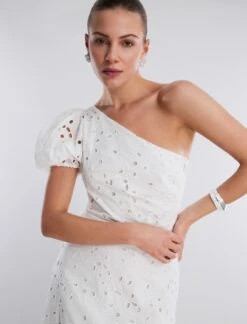 BCBGMAXAZRIA True Eyelet Dress -Daily Wear Shop 2.28 D ADR60382 100 6