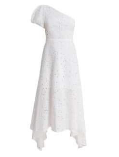 BCBGMAXAZRIA True Eyelet Dress -Daily Wear Shop 2.28 D ADR60382 100 8