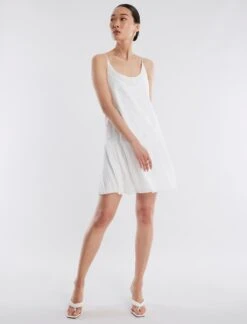 BCBGMAXAZRIA Guthrie Eyelet Dress 15 BCBGMAXAZRIA Guthrie Eyelet Dress -Daily Wear Shop 2.28 D ADR60386 100 5 HiRes
