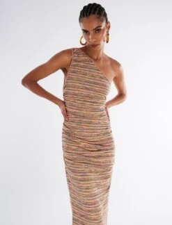 BCBGMAXAZRIA Landry One Shoulder Dress -Daily Wear Shop 2.28 D AEG60395 961 6