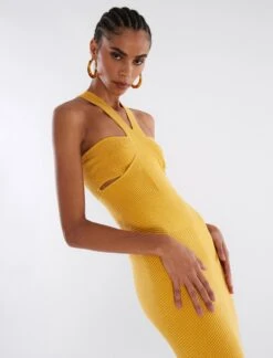 BCBGMAXAZRIA Abigail Halter Dress -Daily Wear Shop 2.28 D AJS50436 703 6