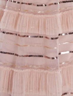 BCBGMAXAZRIA Mirielle Ruffle Dress -Daily Wear Shop 2.28 D MX01D15E PNK 7