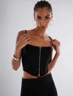 BCBGMAXAZRIA Bustier Crop Top -Daily Wear Shop 2.28 T ADS10393 001 5