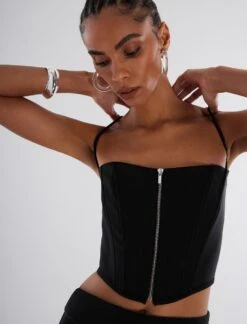 BCBGMAXAZRIA Bustier Crop Top -Daily Wear Shop 2.28 T ADS10393 001 6