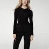 BCBGMAXAZRIA Long Sleeve Tee -Daily Wear Shop 2UX6T17E BLK 0055