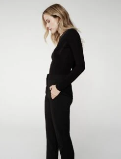 BCBGMAXAZRIA Long Sleeve Tee -Daily Wear Shop 2UX6T17E BLK 0089