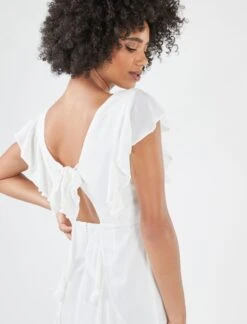 BCBGMAXAZRIA Coraline Ruffle Mini Dress -Daily Wear Shop 3.30 DRESS 2V02D24E OFF 020