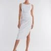 BCBGMAXAZRIA Aspen Shirred Dress 1 BCBGMAXAZRIA Aspen Shirred Dress -Daily Wear Shop 3.30 D AET60447 111 1