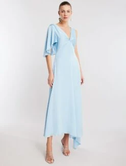 BCBGMAXAZRIA Avalon Asymmetrical Dress -Daily Wear Shop 3.30 D GAS60456 452 5