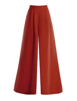 BCBGMAXAZRIA River Linen Wide-Leg Trouser -Daily Wear Shop 4.30 B AFH20493 931 8