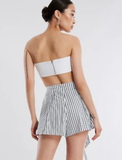 BCBGMAXAZRIA Meg Silky High-Waisted Short -Daily Wear Shop 4.30 B AFW70519 115 4