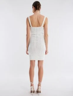 BCBGMAXAZRIA Milo Bodycon Knit Mini Dress -Daily Wear Shop 4.30 D 2XX3S03E GAR 4