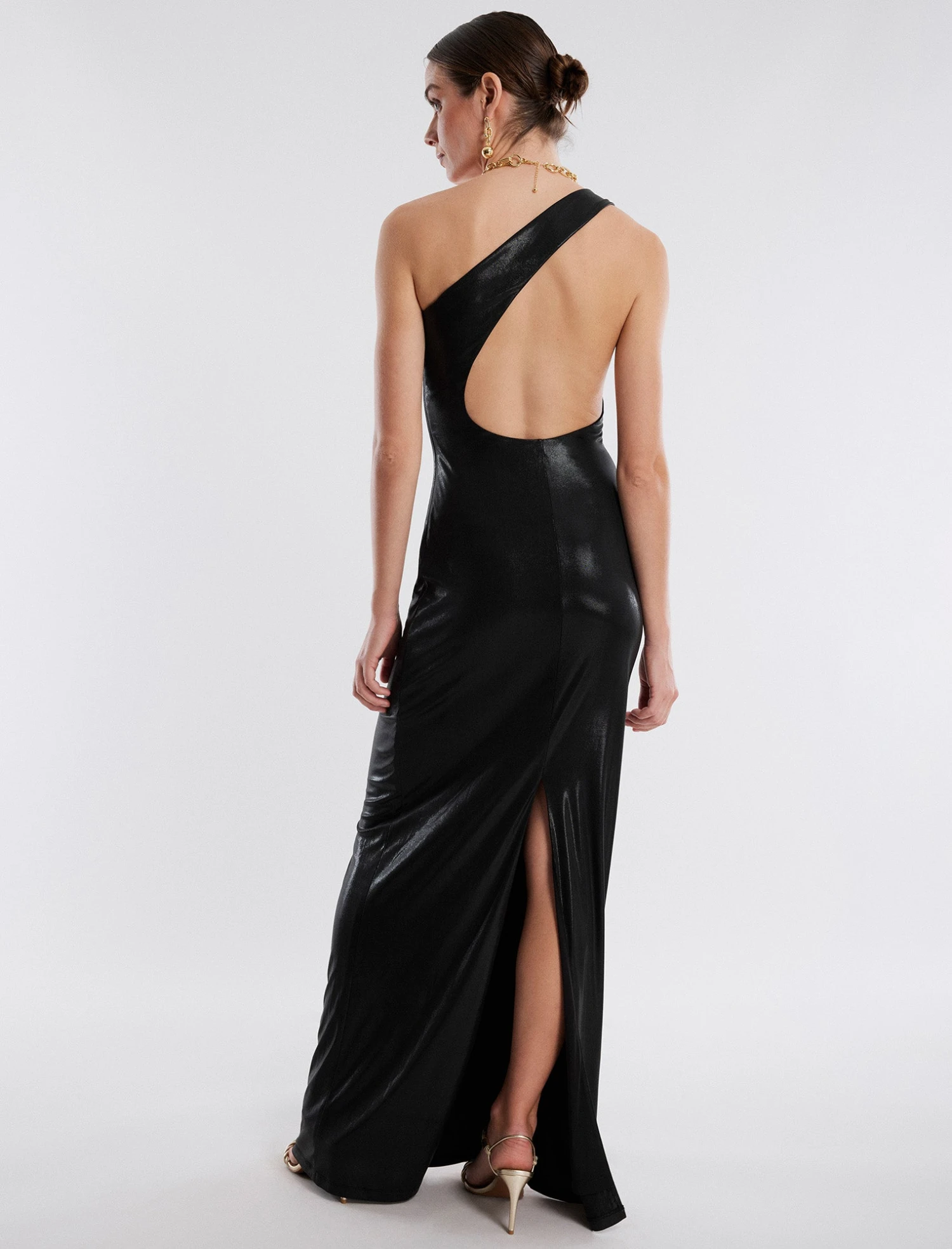 BCBGMAXAZRIA Rami One Shoulder Gown 4 BCBGMAXAZRIA Rami One Shoulder Gown - Image 2