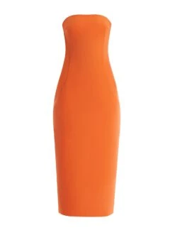 BCBGMAXAZRIA Zane Strapless Midi Dress -Daily Wear Shop 4.30 D AEK60520 804 8