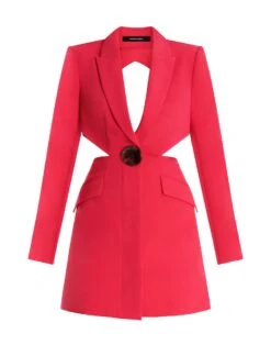 BCBGMAXAZRIA Enzo Cutout Blazer Dress -Daily Wear Shop 4.30 D AEK60540 651 8