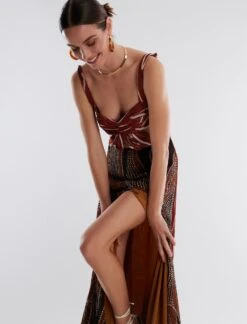 BCBGMAXAZRIA Reeta Cutout Bodice Gown -Daily Wear Shop 4.30 D AFI60495 960 5