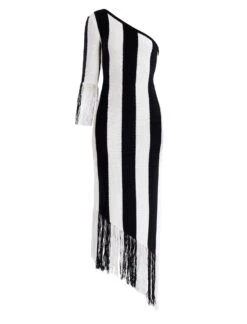 BCBGMAXAZRIA Cassius Fringe Hem Dress -Daily Wear Shop 4.30 D XXX50545 969 8