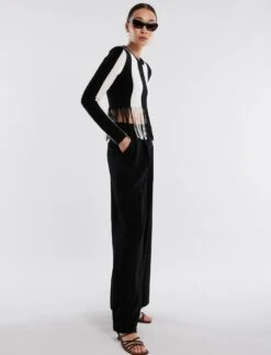 BCBGMAXAZRIA Nico Fringe Crop Top 13 BCBGMAXAZRIA Nico Fringe Crop Top -Daily Wear Shop 4.30 T XXX50544 969 3