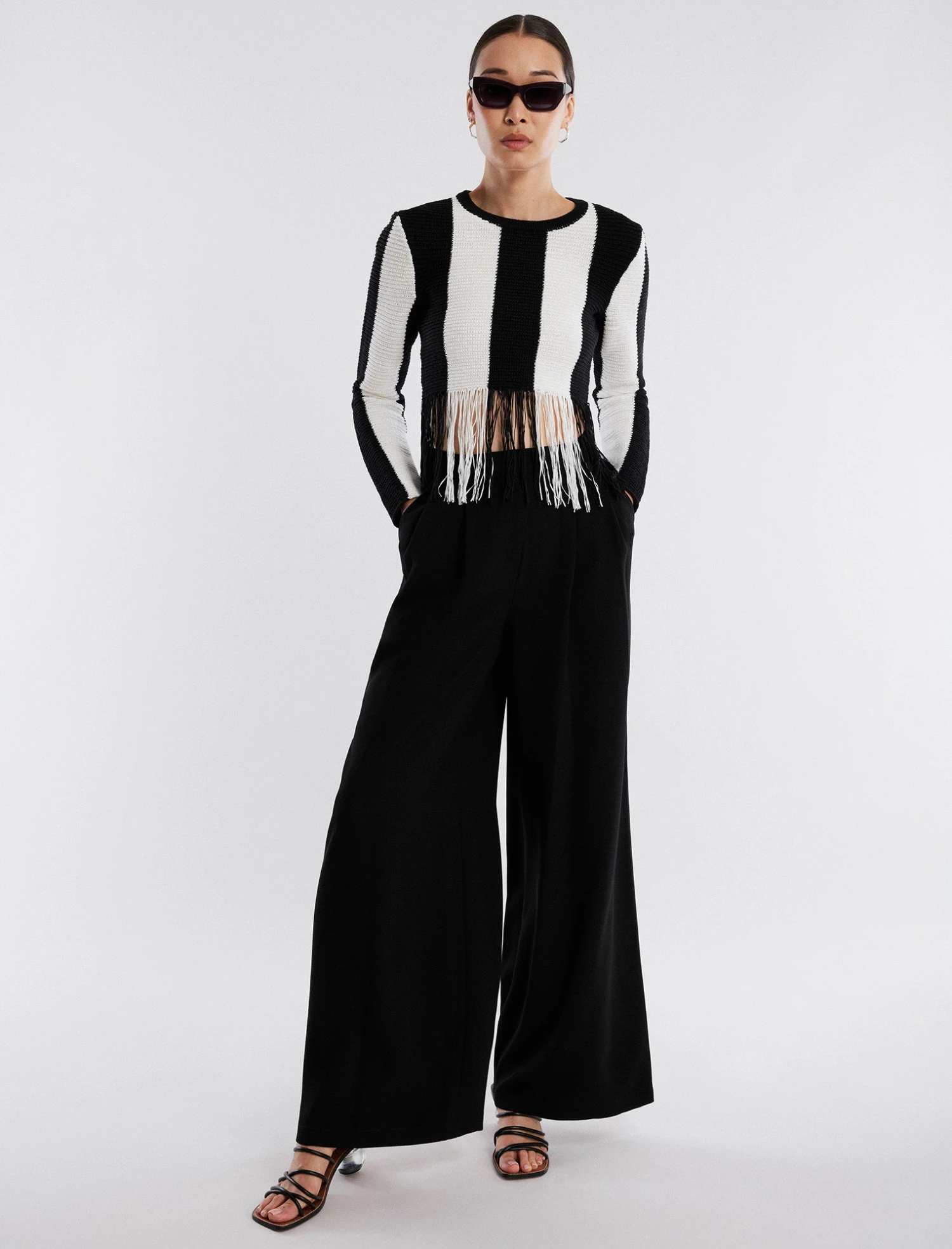 BCBGMAXAZRIA Nico Fringe Crop Top 7 BCBGMAXAZRIA Nico Fringe Crop Top - Image 5