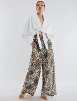 BCBGMAXAZRIA Oversized Wide-Leg Trouser -Daily Wear Shop 5.30 B XXX20567 343 5