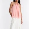 BCBGMAXAZRIA Neck Tie Halter Top -Daily Wear Shop 5.30 T 2XX3T32E PCH 1