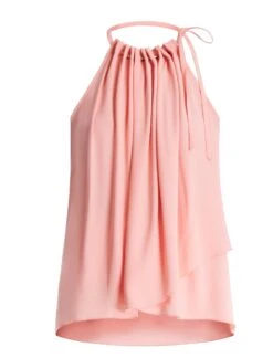 BCBGMAXAZRIA Neck Tie Halter Top -Daily Wear Shop 5.30 T 2XX3T32E PCH 8