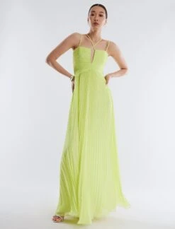 BCBGMAXAZRIA Ziv Chiffon Gown