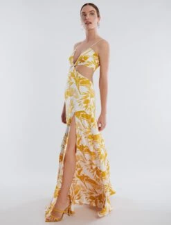 BCBGMAXAZRIA Aja Cutout Waist Dress -Daily Wear Shop 530 D AGO60589 705 3