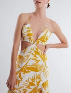 BCBGMAXAZRIA Aja Cutout Waist Dress -Daily Wear Shop 530 D AGO60589 705 6