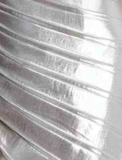 BCBGMAXAZRIA Anais Sunburst Pleated Gown -Daily Wear Shop 6.30 D MY03D34E SIL 7