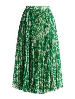 BCBGMAXAZRIA A-Line Pleated Midi Skirt -Daily Wear Shop 7.30 B 2Y05B32E LEA 8