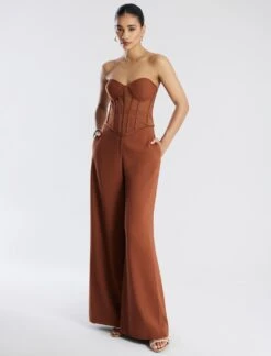 BCBGMAXAZRIA Kezia Signature Wide-Leg Pant