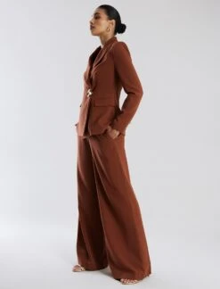 BCBGMAXAZRIA Kezia Signature Wide-Leg Pant 13 BCBGMAXAZRIA Kezia Signature Wide-Leg Pant -Daily Wear Shop 7.30 B 2Y05B60E TTS 3