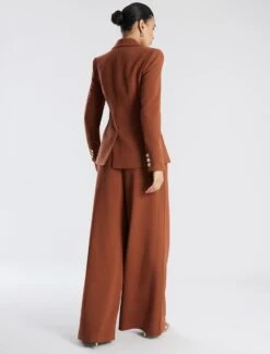 BCBGMAXAZRIA Kezia Signature Wide-Leg Pant 14 BCBGMAXAZRIA Kezia Signature Wide-Leg Pant -Daily Wear Shop 7.30 B 2Y05B60E TTS 4