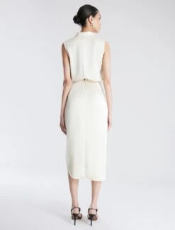 BCBGMAXAZRIA Kora Wrap Midi Dress -Daily Wear Shop 7.30 D 2Y05D80E SS3 4