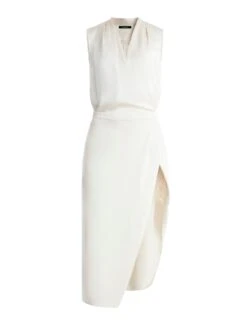 BCBGMAXAZRIA Kora Wrap Midi Dress -Daily Wear Shop 7.30 D 2Y05D80E SS3 8