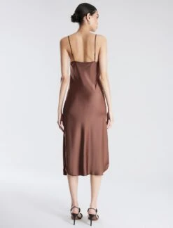 BCBGMAXAZRIA Jazlynn Midi Slip Dress -Daily Wear Shop 7.30 D 2Y06D01E CAR 4