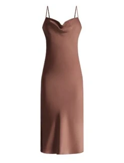 BCBGMAXAZRIA Jazlynn Midi Slip Dress -Daily Wear Shop 7.30 D 2Y06D01E CAR 8