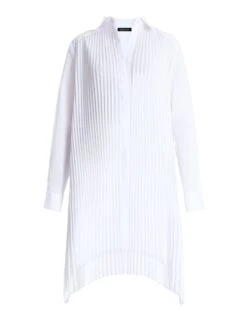BCBGMAXAZRIA Delphi Handkerchief Hem Dress -Daily Wear Shop 7.30 D 2YX5D59E WHT 8