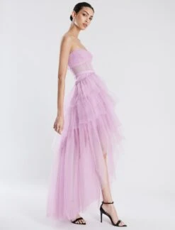 BCBGMAXAZRIA Luna Strapless High-Low Gown -Daily Wear Shop 7.30 D MY05D31E MLB 3