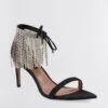 BCBGMAXAZRIA Dawn Fringe Sandal Heel -Daily Wear Shop MX2DAF01 1