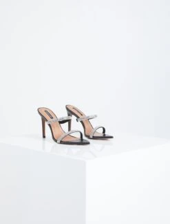 BCBGMAXAZRIA Duponi Sparkle Sandal Heel